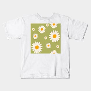 Cute Daisy Pattern Kids T-Shirt